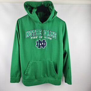 Colosseum Hoodie Mens Large Green Notre Dame Fightin Irish Sweatshirt